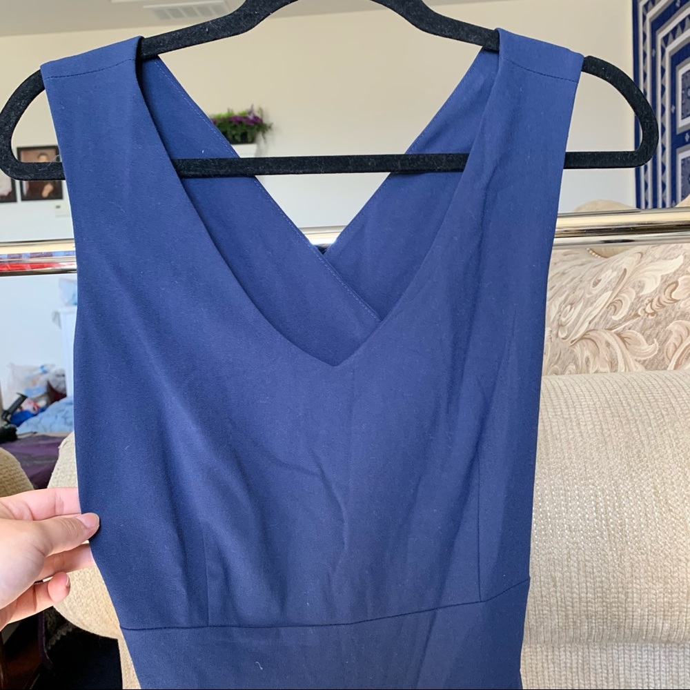 Blue jumpsuit